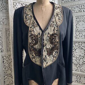 Matsuda Beaded and Embroidered Formal Jacket